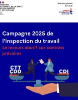 Campagne nationale 2025 de l'inspection du travail contre le recours abusif aux contrats précaires