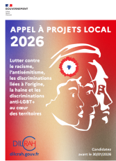 Appel à projets local 2026 : « Contre le racisme, l'antisémitisme, les discriminations liées à l'origine et la haine anti-LGBT+ »