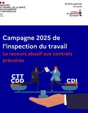 Campagne nationale 2025 de l'inspection du travail contre le recours abusif aux contrats précaires