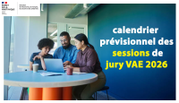 Calendrier prévisionnel des sessions de jury VAE 2026