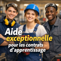  Aide exceptionnelle pour les contrats d'apprentissage 