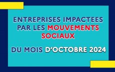 Dispositif d'activité partielle pour les entreprises impactées par les mouvements sociaux du mois d'octobre 2024